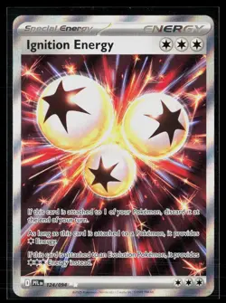 Ignition Energy 124/094 Ultra Rare Trainer Phantasmal Flames Pokemon NM - Image 1
