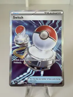 2025 Pokemon TCG Switch 123/94 PFL Full Art Ultra Rare NM - Image 1