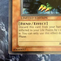 Konami Yu-Gi-Oh! TCG Kuriboh FL1-EN003 Limited Ed Holo ENG 300/200 - Image 3
