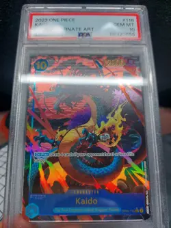 one piece Kaido #118 OP05 Alternate Art PSA 10 sec - Image 2