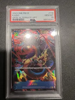 PSA 10 One Piece TCG OP05-118 Kaido Alt Art English - Image 1