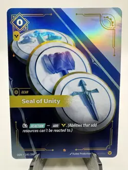 Seal of Unity - Riftbound TCG - Origins OGN - English 245/298 Epic - Image 1