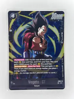 Vegeta : GT FB09-117 SR Dragon Ball Dual Evolution Card Foil - Image 1