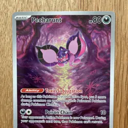 Pokemon Card TCG Pecharunt Scarlet & Violet Promo SVP129 Pack Fresh MINT - Image 3
