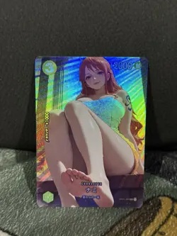 CUSTOM GODDESS STORY NAMI ONE PIECE ANIME WAIFU CARD - Image 1