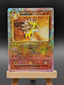 Pokemon TCG Sandslash Reverse Holo Card 62/110 Legendary Collection WOTC Vintage - Image 1