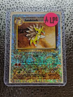 Pokemon TCG Sandslash Reverse Holo Card 62/110 Legendary Collection WOTC Vintage - Image 3