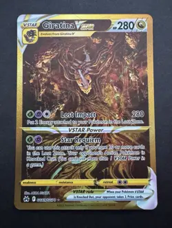 Giratina VSTAR GG69/GG70 - Crown Zenith Galarian Gallery - Mint Pokemon Card - Image 1
