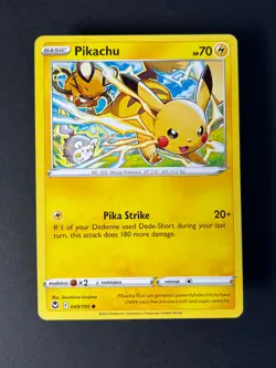 Pikachu & Electric Pokemon Card Lot (8x) – NM/M Pikachu, Morpeko, Dedenne, More - Image 5
