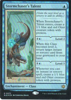 MTG: Bloomburrow: Foil Stormchaser's Talent: Lightly Played Condition - Image 1