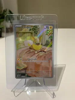 Yamper 099 2025 Pokemon Phantasmal Flames Full Art Illustration Rare Card NM - Image 2