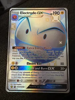 Pokemon TCG Electrode GX SV57/SV94 Hidden Fates Shiny Vault 2019 - Image 1