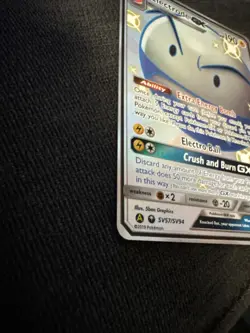 Pokemon TCG Electrode GX SV57/SV94 Hidden Fates Shiny Vault 2019 - Image 2