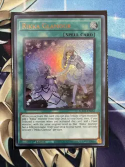 ( RIKKA GLAMOUR ) - Ultra Rare - MAZE-EN062 - 1st NM - Yu-Gi-Oh Maze of Memories - Image 1