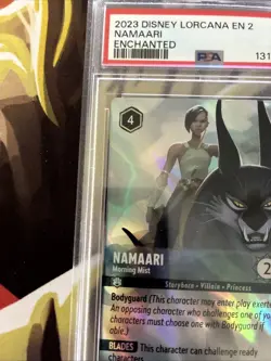 PSA 9 Namaari - Morning Mist Enchanted Disney Lorcana Rise of the Floodborn - Image 4