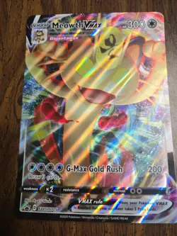 Pokemon TCG: Meowth VMAX - SWSH005 - Jumbo Card - Black Star Promo - Image 2