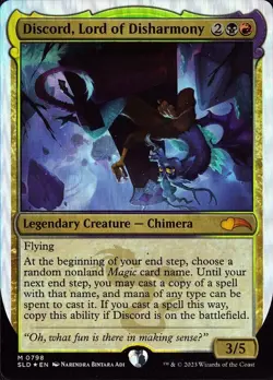 Light Play x 1 Discord, Lord of Disharmony (0798) - Foil Secret Lair Drop Series - Image 1