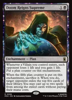 MTG Doom Reigns Supreme Marvel Super Heroes 96 NM Rare Ships Now - Image 1