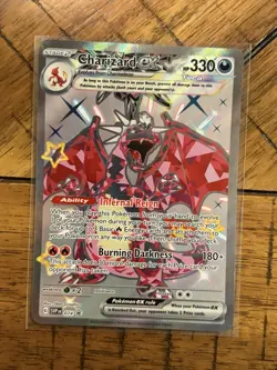 Pokemon TCG Charizard EX Scarlet & Violet Black Star Promo Card 074 - Image 1