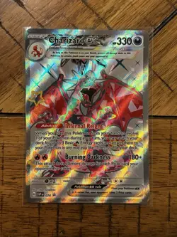 Pokemon TCG Charizard EX Scarlet & Violet Black Star Promo Card 074 - Image 3