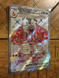 Pokemon TCG Charizard EX Scarlet & Violet Black Star Promo Card 074 - Image 4
