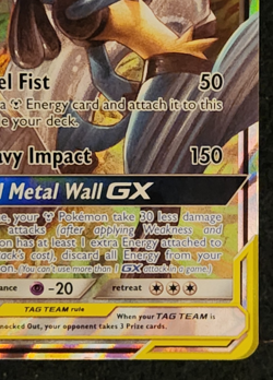 2019 Pokemon Unbroken Bonds Lucario & Melmetal GX #120/214 EX-NM - Image 4