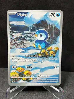 Piplup 098/094 Illustration Rare Phantasmal Flames Pokemon Near Mint - Image 1