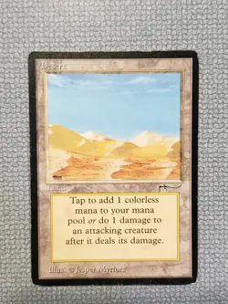 Desert Light Play/Moderate Play 1993 Magic the Gathering Arabian Nights - Desert - Image 1