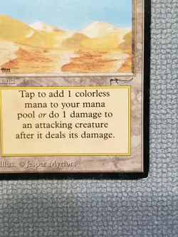 Desert Light Play/Moderate Play 1993 Magic the Gathering Arabian Nights - Desert - Image 5