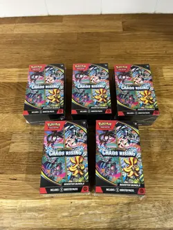 Pokemon TCG Chaos Rising Booster Bundle - 5 packs - Factory Sealed - Image 1