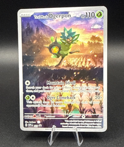 Teal Mask Ogerpon 123 Holo Promo Scarlet & Violet Promo Pokemon Near Mint - Image 1