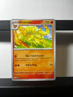 Ninetales 009/086 ME04: Chaos Rising NM Pokemon TCG - Image 1