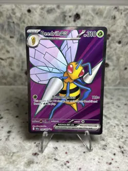 Pokemon TCG Beedrill EX Full Art Chaos Rising English 098/086 NM - Image 1