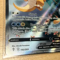 Dragonite V Alt Full Art Holo Ultra Rare 192/203 Evolving Skies - Image 5
