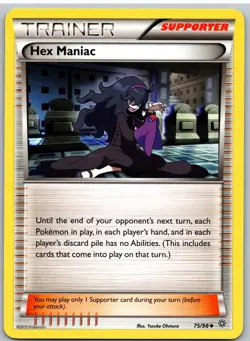 Hex Maniac 75/98 Uncommon Ancient Origins Pokemon - Image 1