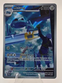 Pokemon TCG Metang 094/86 illustration rare chaos rising Holo - Image 1
