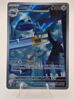 Pokemon TCG Metang 094/86 illustration rare chaos rising Holo - Image 3
