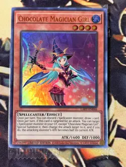 Yugioh: Chocolate Magician Girl - LART-EN046 - Ultra Rare - Limited Ed - Sealed - Image 1