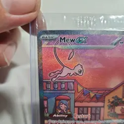 Mew ex SVP 053 Pokemon TCG Scarlet & Violet 151 Black Star Promo Full Art SEALED - Image 4