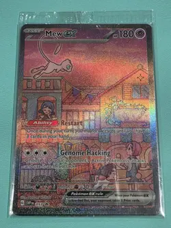 Mew ex SVP 053 Pokemon TCG Scarlet Violet 151 Black Star Promo Full Art SEALED - Image 1