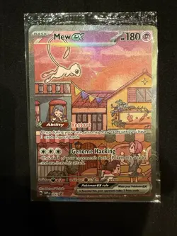 Mew ex SVP 053 Pokemon TCG Scarlet Violet 151 Black Star Promo Full Art SEALED - Image 2