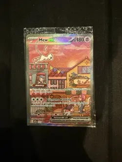 Mew ex SVP 053 Pokemon TCG Scarlet Violet 151 Black Star Promo Full Art SEALED - Image 3