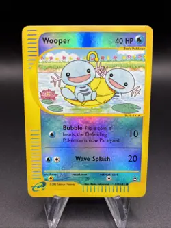 2003 Pokemon - Wooper Reverse Holo E Reader Aquapolis 117/147 - Image 1