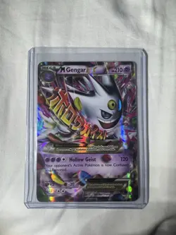 Pokemon TCG Black Star Promo Card M Gengar EX Shiny Holo Foil Rare XY166 - Image 1