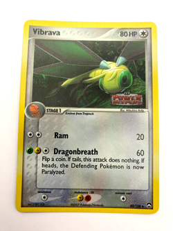 Pokemon Card - Reverse-Holo Vibrava 40/108 EX Power Keepers *MP* Uncommon - Image 1