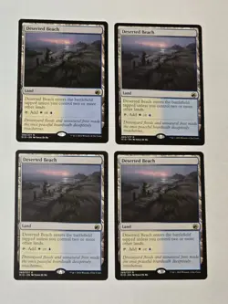 4x Deserted Beach - Midnight Hunt - Near Mint - Magic the gathering - Image 1