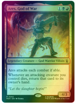 Ares, God of War - Foil Marvel Super Heroes - Image 1