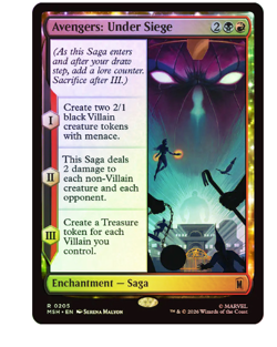 Avengers: Under Siege - Foil Marvel Super Heroes - Image 1