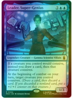 Leader, Super-Genius - Foil Marvel Super Heroes - Image 1
