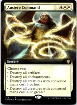 Austere Command (Extended Art) Commander Legends, 618 NM - Image 1